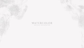 Abstract horizontal watercolor background. Neutral light colored empty space background illustration vector