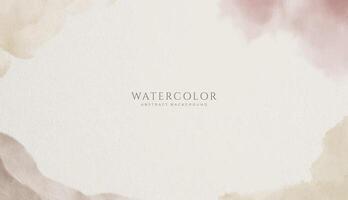 Abstract horizontal watercolor background. Neutral light purple colored empty space background illustration vector