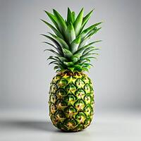 AI generated a pineapple on a white background photo