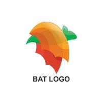 murciélago personaje mascota logo vector