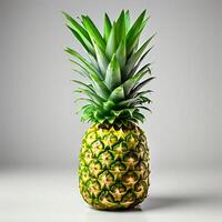 AI generated a pineapple on a white background photo