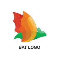 bat character mascot logo vector