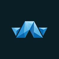abstact character logo collection vector