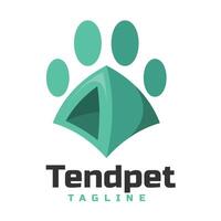 tend and animals step logo vector