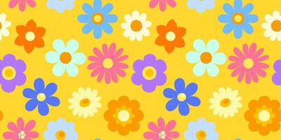 patrones sin fisuras con flores vector