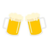 glass of beer vector