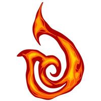 Fire flames Element Vector