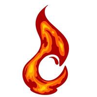 Fire flames Element Vector