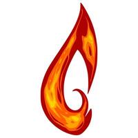 Fire flames Element Vector