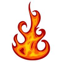 Fire flames Element Vector