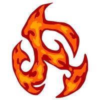 Fire flames Element Vector