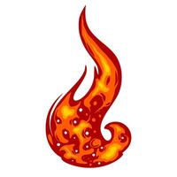 Fire flames Element Vector