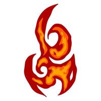 Fire flames Element Vector