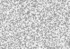blanco y gris fondo de pantalla. retro pixelado vector fondo. píxel resumen mosaico antecedentes