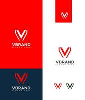 V Letter Logo Icon Brand Identity Sign Symbol Template vector