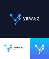 V Letter Logo Icon Brand Identity Sign Symbol Template vector