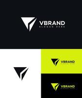 V Letter Logo Icon Brand Identity Sign Symbol Template vector