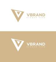 V Letter Logo Icon Brand Identity Sign Symbol Template vector