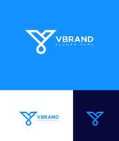 V Letter Logo Icon Brand Identity Sign Symbol Template vector
