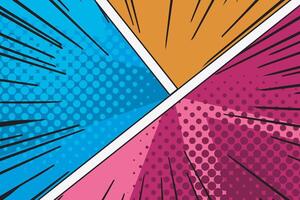 vector modern comic panels in various colors and angles, comic images, image panels, cartoon backgrounds, suitable for headlines, or places for anime images