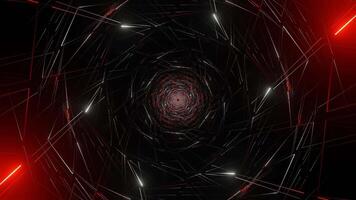cinzento e vermelho hexagonal rede fundo vj ciclo video