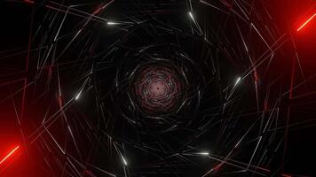 Gray and Red Hexagonal Web Background VJ Loop video