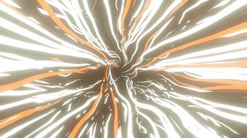 White and Orange Spase Hair Background VJ Loop video