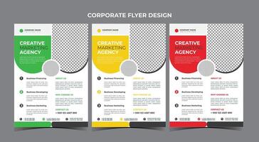 Business Flyer Design Template vector