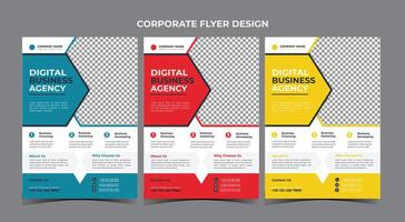 Business Flyer Design Template vector