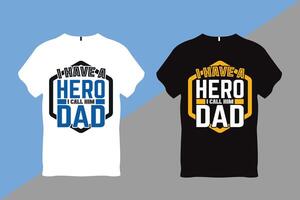 Dad Father  Day T shirt Design vector