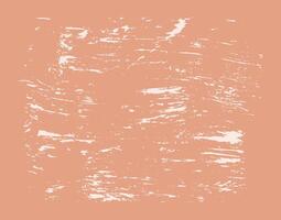 Brush, grunge texture. Abstract  texture for background with paint stain effect. Textural background peach color. vector