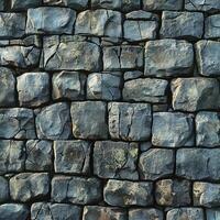 AI generated Stone wall texture. AI photo