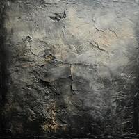 AI generated Dark grey concrete grunge texture background. Ai photo