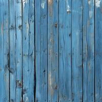 AI generated Texture of Wood blue panel for background. AI photo