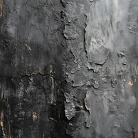 AI generated Dark grey concrete grunge texture background. Ai photo