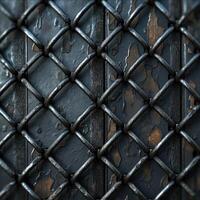 AI generated Metal net texture or background photo