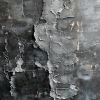 AI generated Dark grey concrete grunge texture background. Ai photo