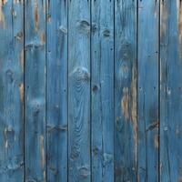 AI generated Texture of Wood blue panel for background. AI photo