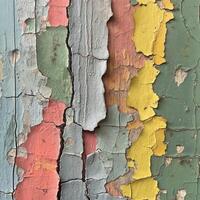 AI generated Peeling paint texture abstract. AI photo