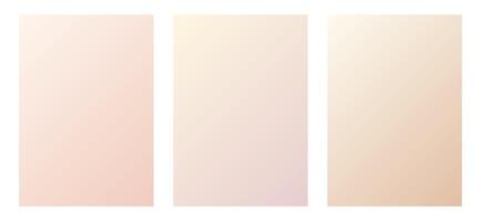 Nude gradient color. Delicate pink and coffee poster. vector