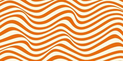 Wave pattern of caramel stripes. Toffee flow texture. Psychedelic linear texture vector