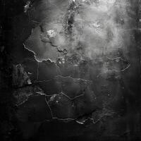 AI generated Dark grey concrete grunge texture background. Ai photo