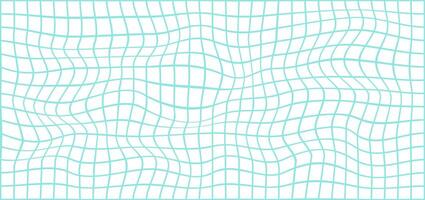 Seamless groovy checkered background. Psychedelic mesh pattern. Retro illustration for banner vector