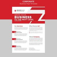 Corporate Business Flyer Template Design vector