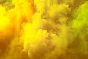 AI Generated Exploding color dust, color clouds, abstract background photo