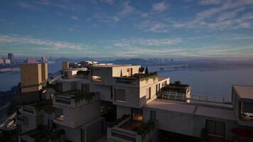 A Sweeping View of the Ocean From a High Rise video