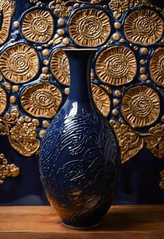 ai generado antiguo Clásico arcilla maceta con un hermosa modelo. ai generativo foto