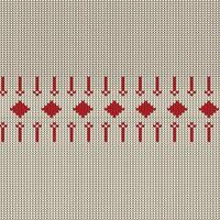 A knitting sweater pattern for valentine concept.Festive Sweater Design. Seamless Knitted Pattern, Sweater Fairisle clothes vector and illustration