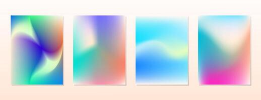 SET SOFT GRADIENT LIQUID COLOR. POSTER BACKGORUND DESIGN VECTOR TEMPLATE GOOD FOR POSTER, WALLPAPER, COVER, FRAME, FLYER, SOCIAL MEDIA, GREETING CARD