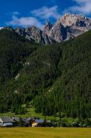 ceillac queyras in hautes alpes in france photo